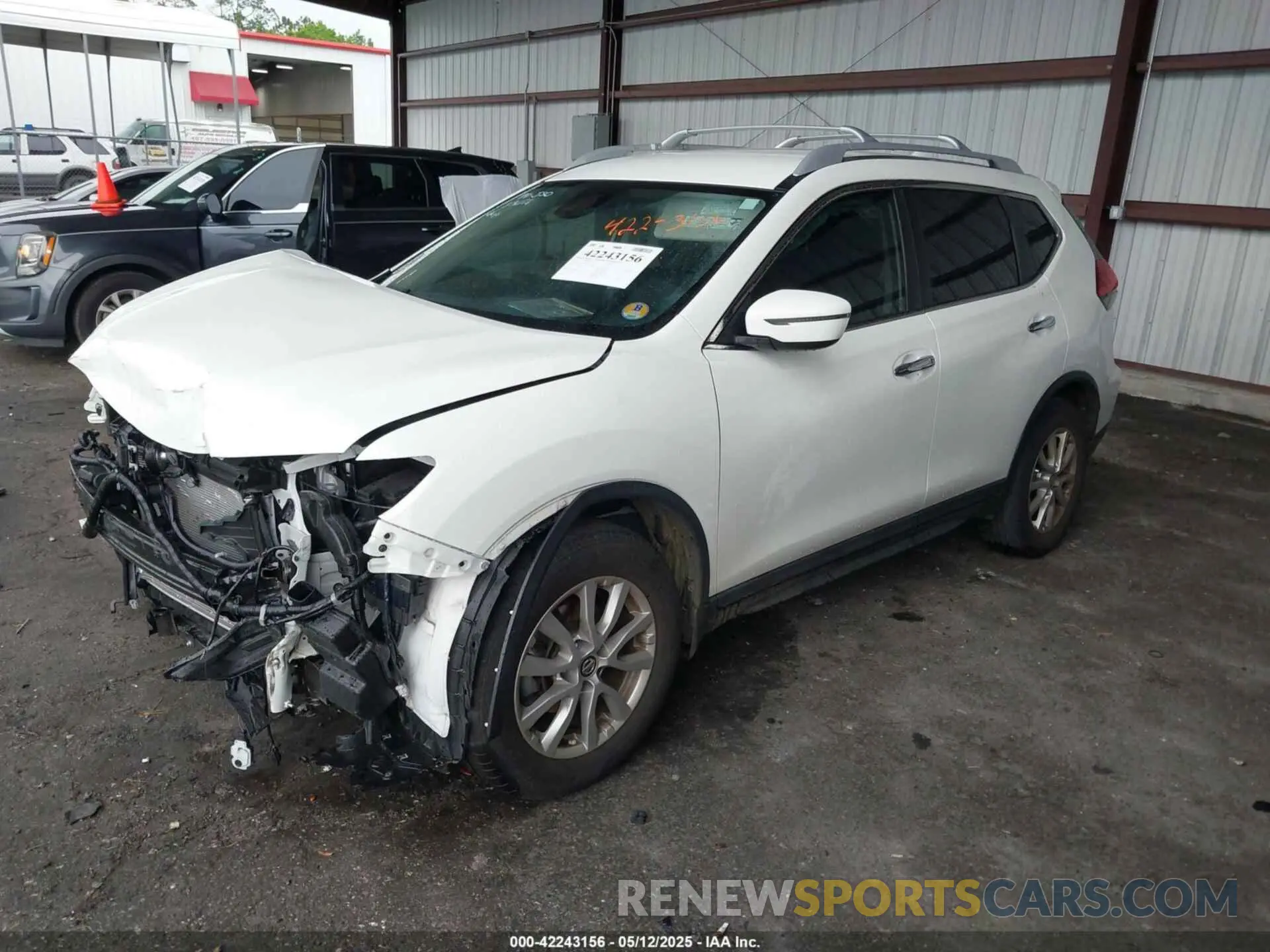 2 Photograph of a damaged car 5N1AT2MT7KC844450 NISSAN ROGUE 2019