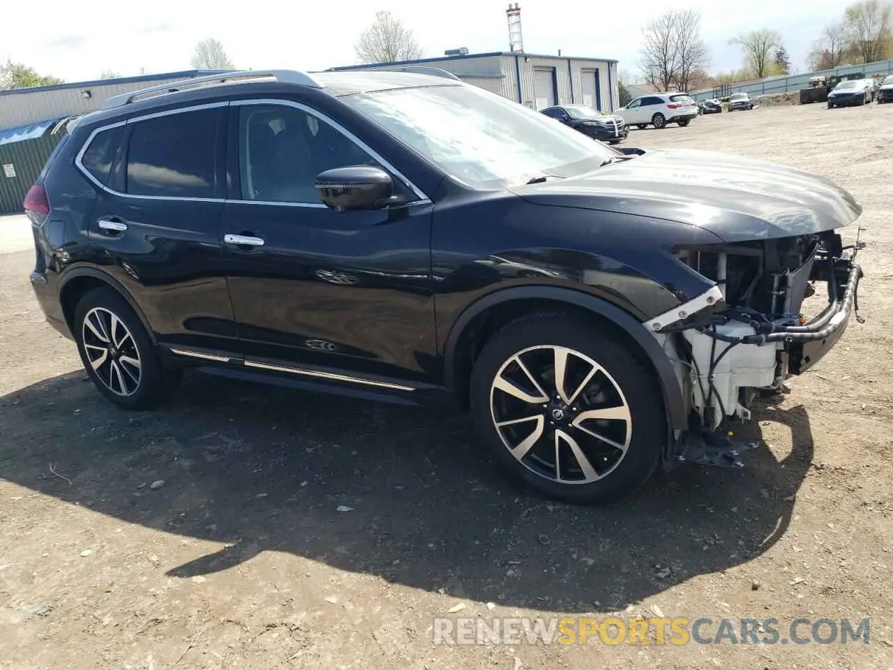 4 Photograph of a damaged car 5N1AT2MT8KC739660 NISSAN ROGUE 2019