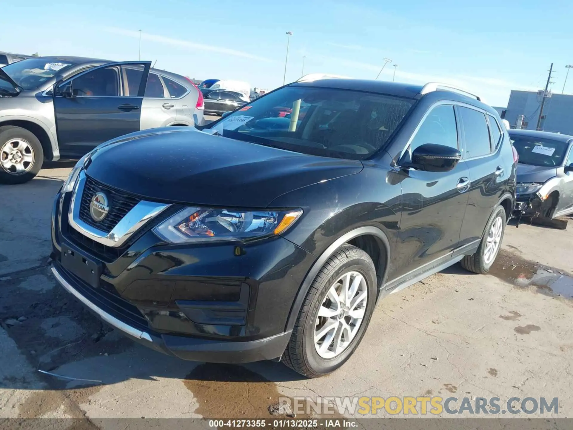 2 Photograph of a damaged car 5N1AT2MT8KC758936 NISSAN ROGUE 2019