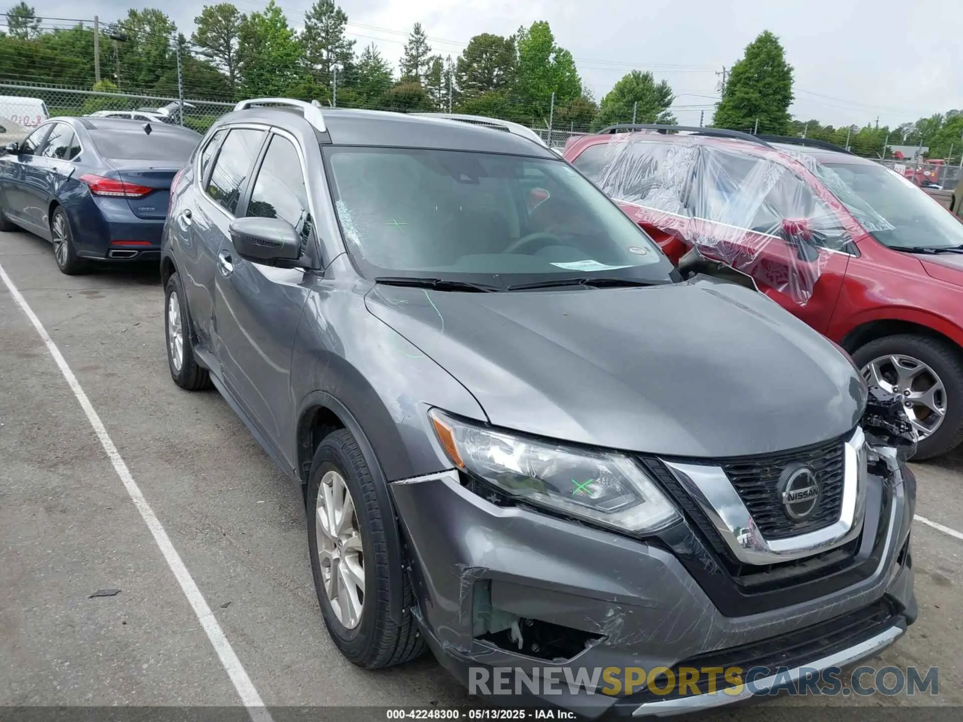 1 Photograph of a damaged car 5N1AT2MT8KC766342 NISSAN ROGUE 2019
