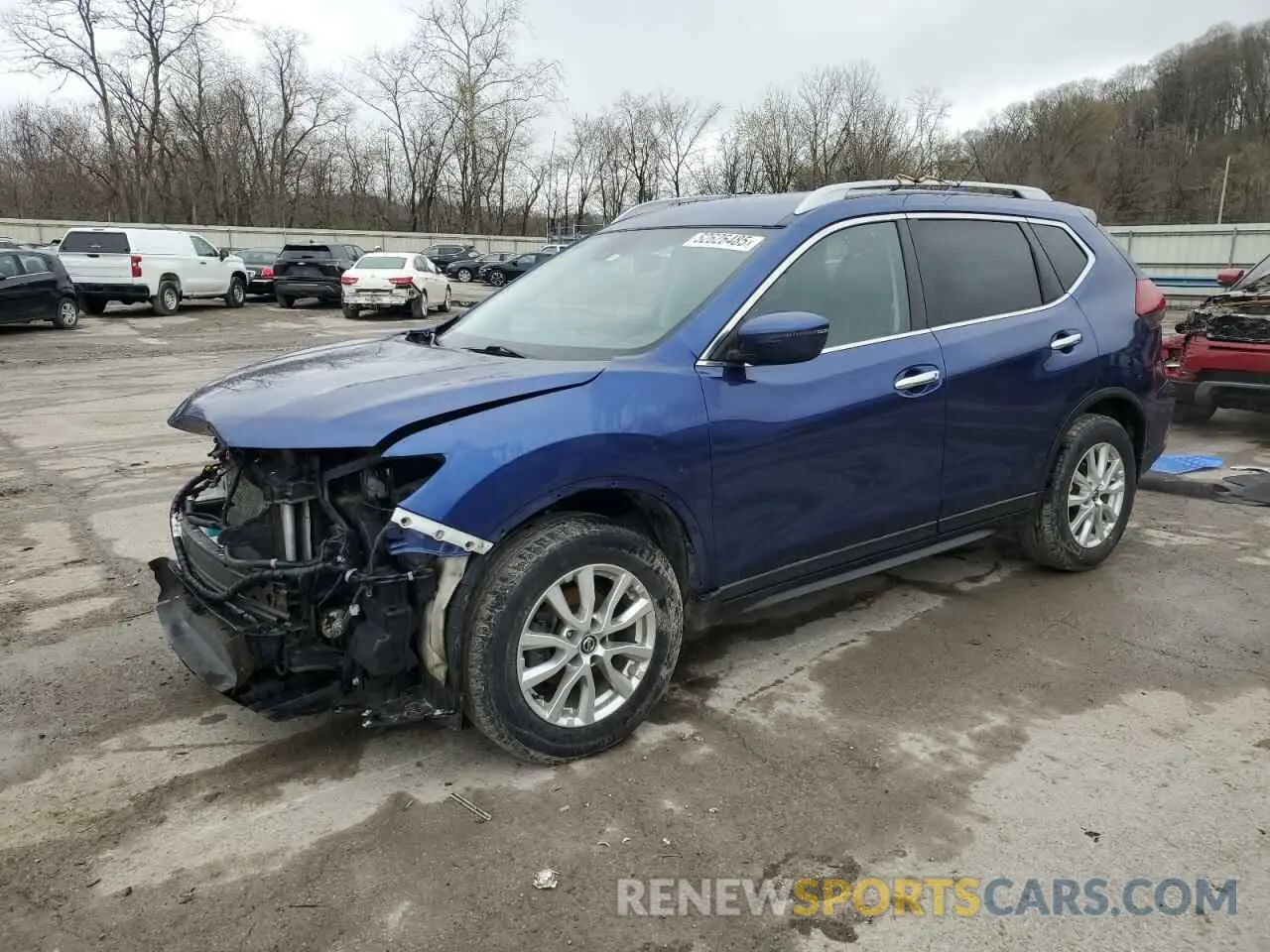1 Photograph of a damaged car 5N1AT2MT8KC801459 NISSAN ROGUE 2019