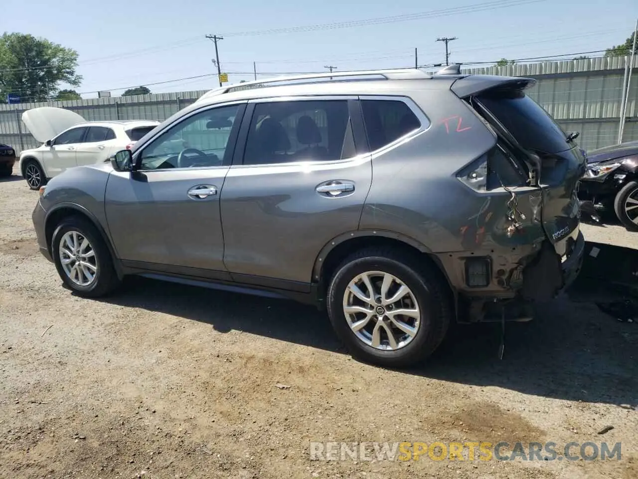 2 Photograph of a damaged car 5N1AT2MT8KC823736 NISSAN ROGUE 2019