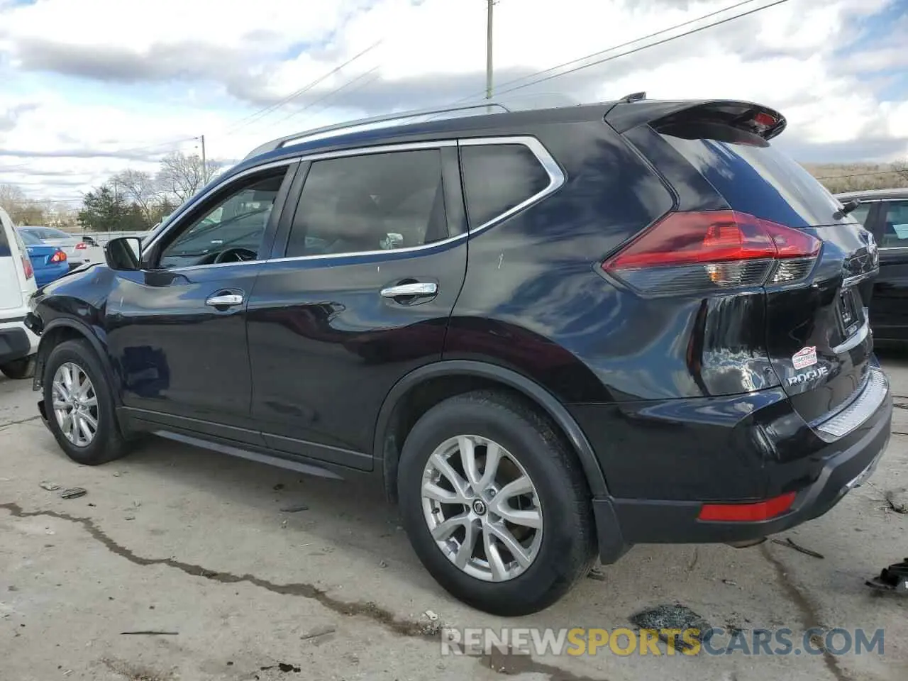 2 Photograph of a damaged car 5N1AT2MT9KC726660 NISSAN ROGUE 2019