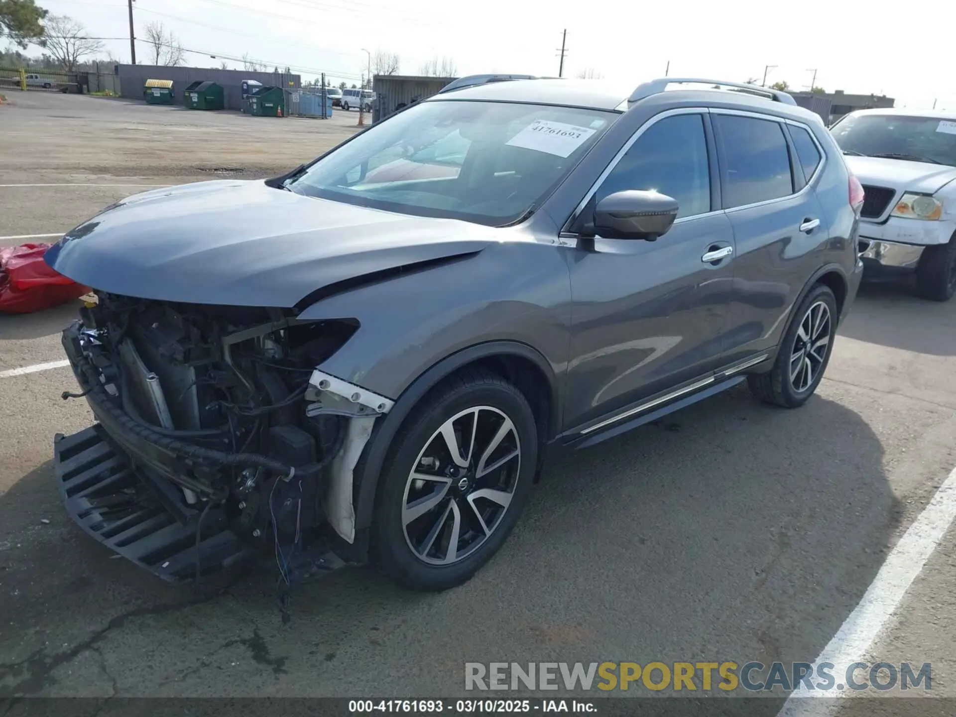 2 Photograph of a damaged car 5N1AT2MT9KC800370 NISSAN ROGUE 2019
