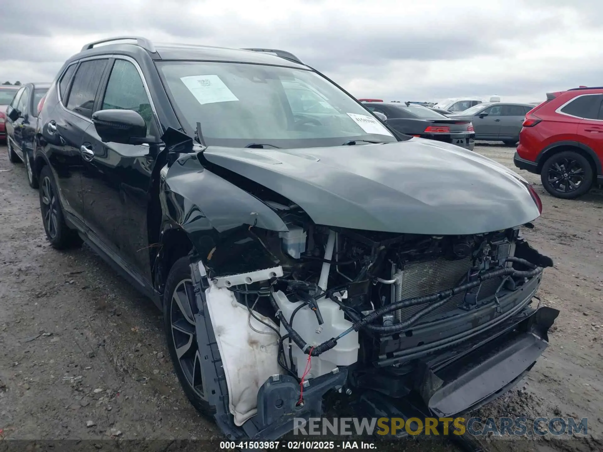 1 Photograph of a damaged car 5N1AT2MTXKC700858 NISSAN ROGUE 2019