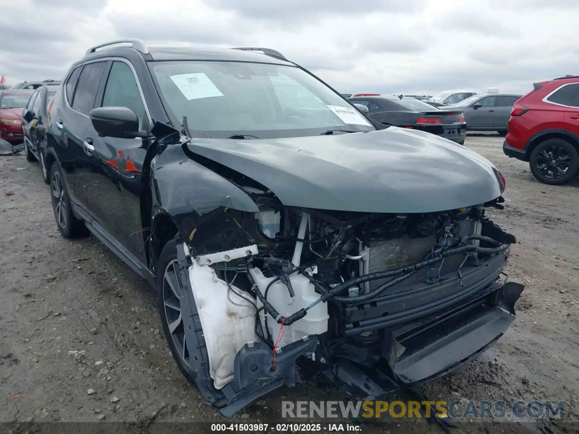 6 Photograph of a damaged car 5N1AT2MTXKC700858 NISSAN ROGUE 2019