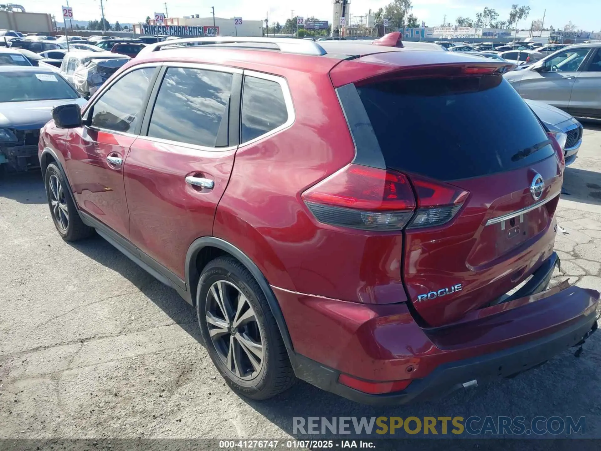 3 Photograph of a damaged car 5N1AT2MTXKC732449 NISSAN ROGUE 2019