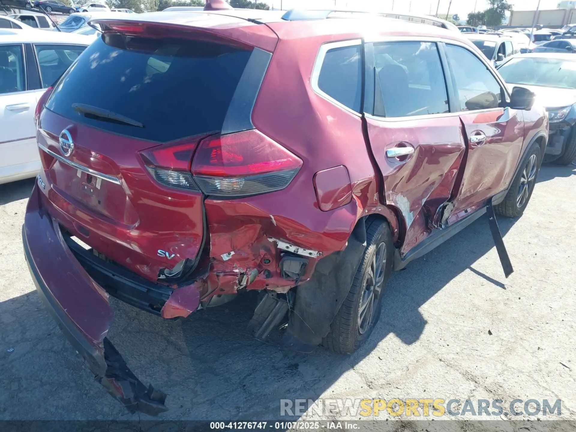 6 Photograph of a damaged car 5N1AT2MTXKC732449 NISSAN ROGUE 2019