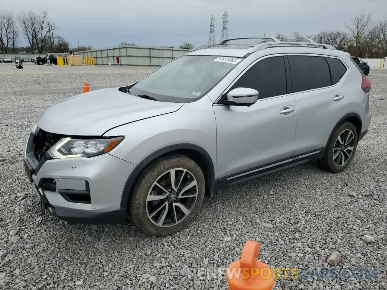 1 Photograph of a damaged car 5N1AT2MTXKC757173 NISSAN ROGUE 2019