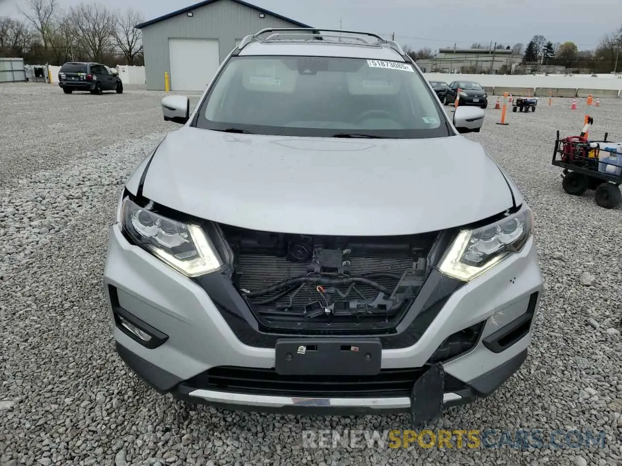 5 Photograph of a damaged car 5N1AT2MTXKC757173 NISSAN ROGUE 2019
