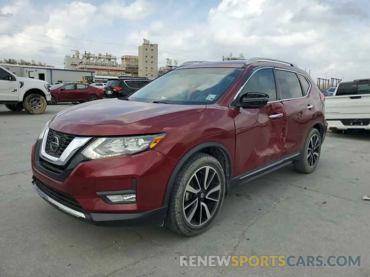 1 Photograph of a damaged car 5N1AT2MTXKC764138 NISSAN ROGUE 2019