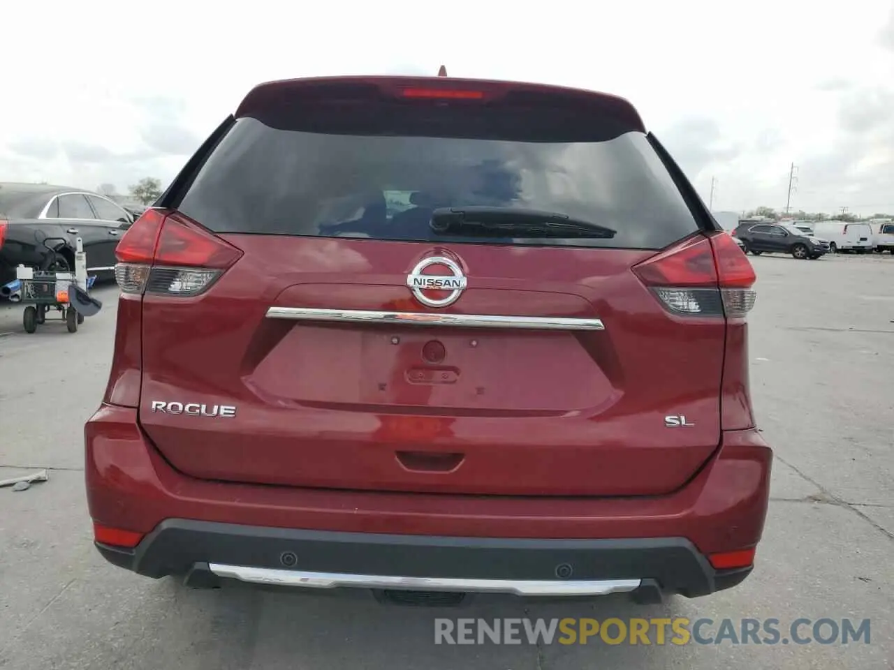 6 Photograph of a damaged car 5N1AT2MTXKC764138 NISSAN ROGUE 2019