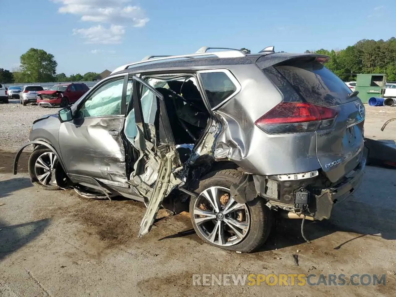 2 Photograph of a damaged car 5N1AT2MTXKC767105 NISSAN ROGUE 2019