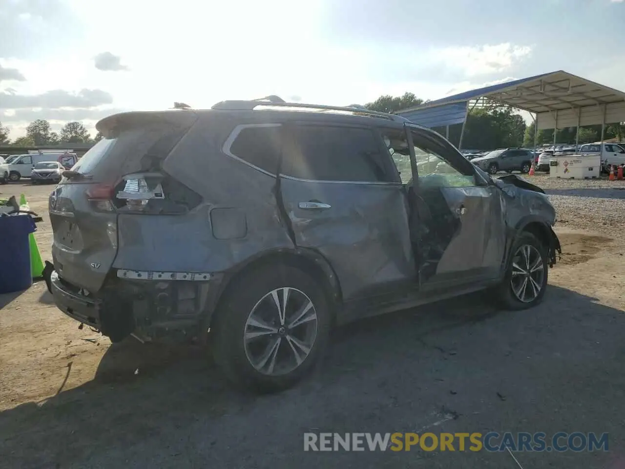 3 Photograph of a damaged car 5N1AT2MTXKC767105 NISSAN ROGUE 2019