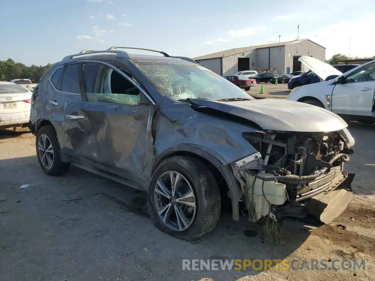 4 Photograph of a damaged car 5N1AT2MTXKC767105 NISSAN ROGUE 2019