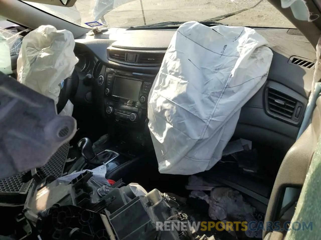 8 Photograph of a damaged car 5N1AT2MTXKC767105 NISSAN ROGUE 2019