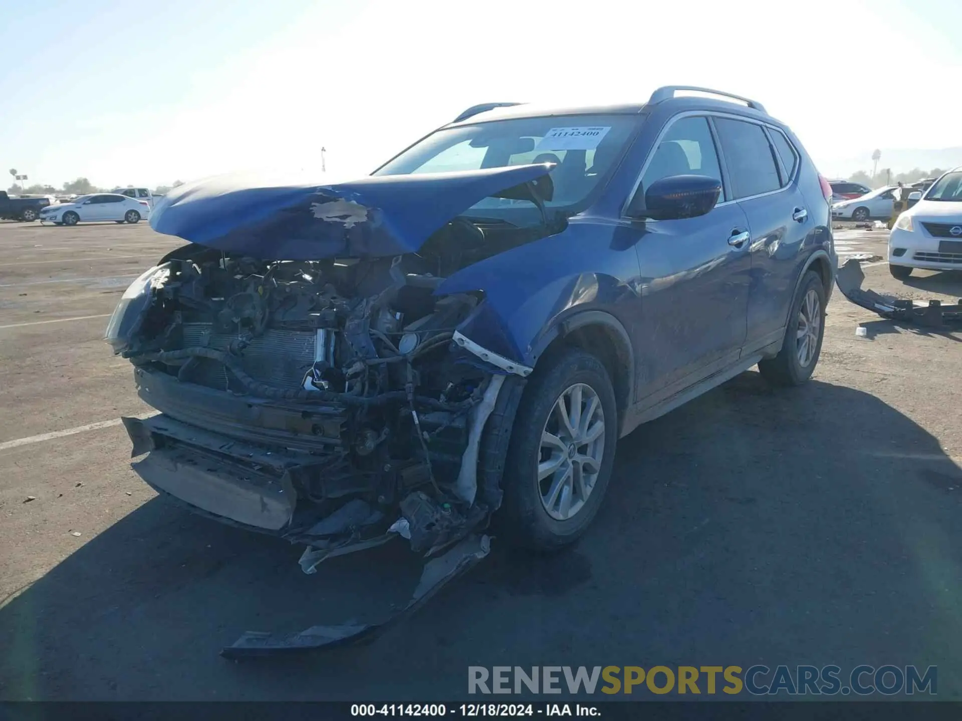 2 Photograph of a damaged car 5N1AT2MTXKC768108 NISSAN ROGUE 2019