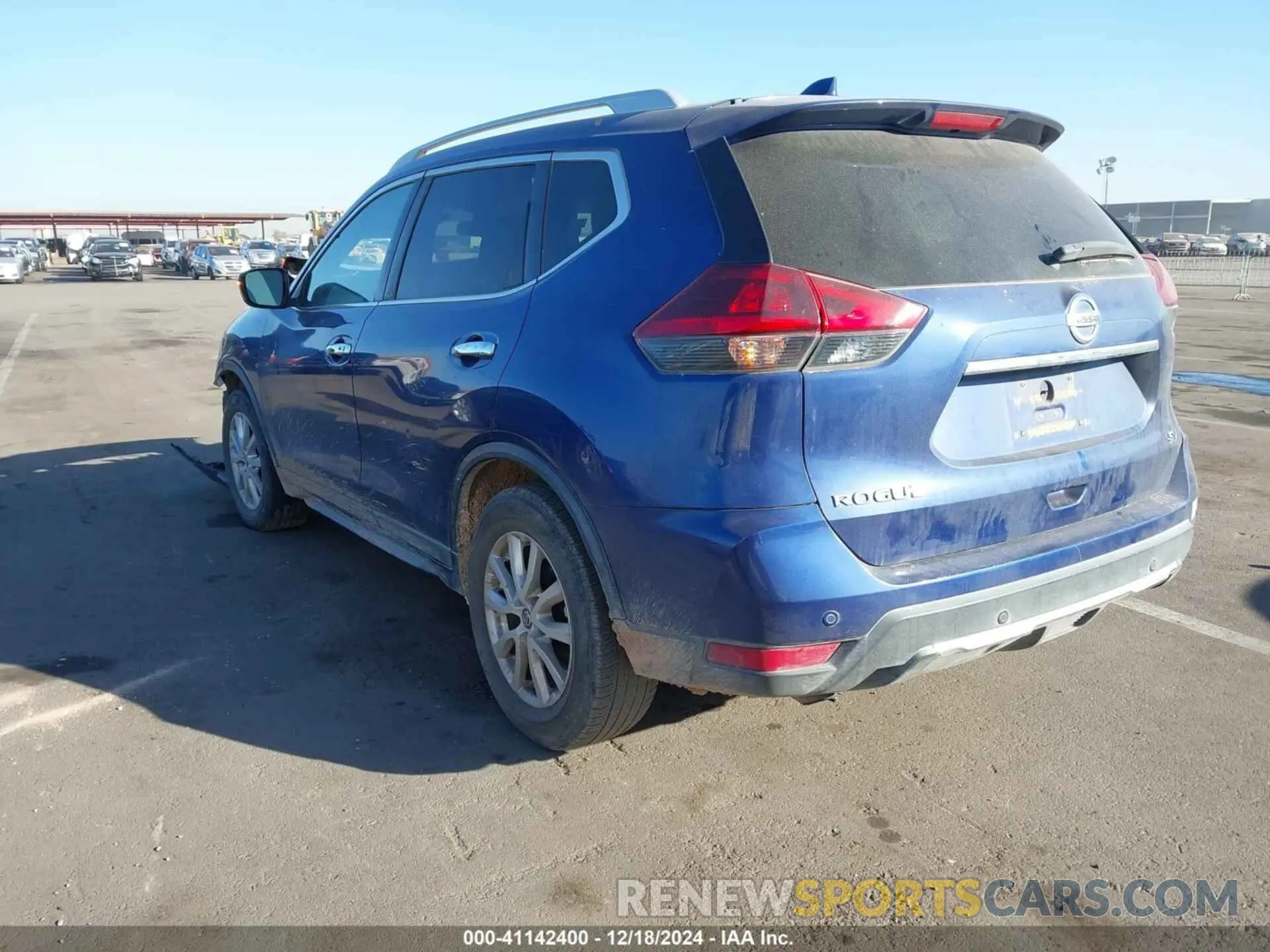 3 Photograph of a damaged car 5N1AT2MTXKC768108 NISSAN ROGUE 2019