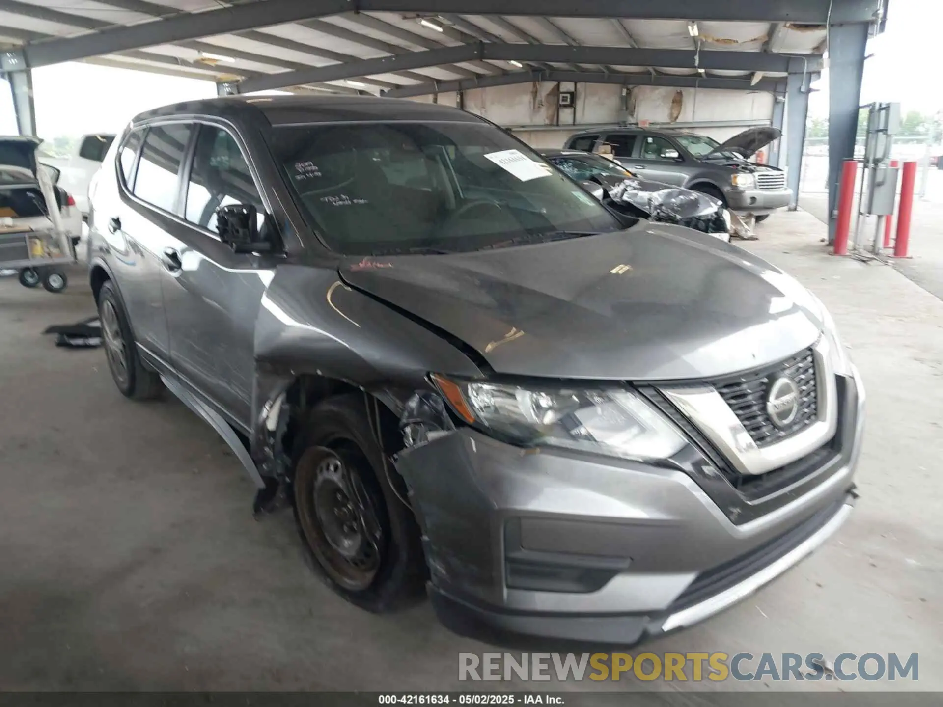 1 Photograph of a damaged car 5N1AT2MTXKC784924 NISSAN ROGUE 2019