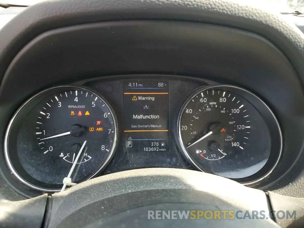 9 Photograph of a damaged car 5N1AT2MTXKC827495 NISSAN ROGUE 2019