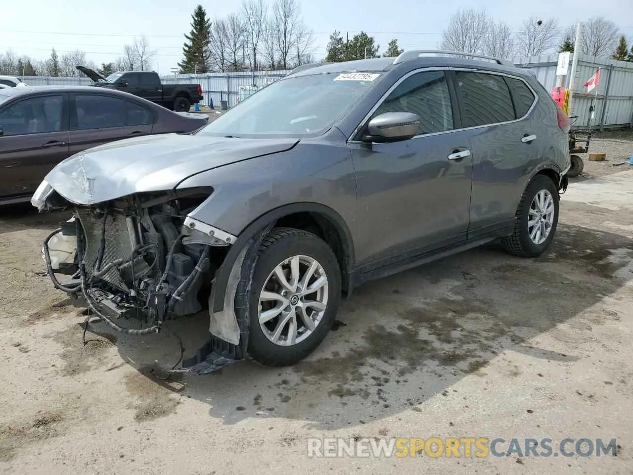 1 Photograph of a damaged car 5N1AT2MTXKC833894 NISSAN ROGUE 2019