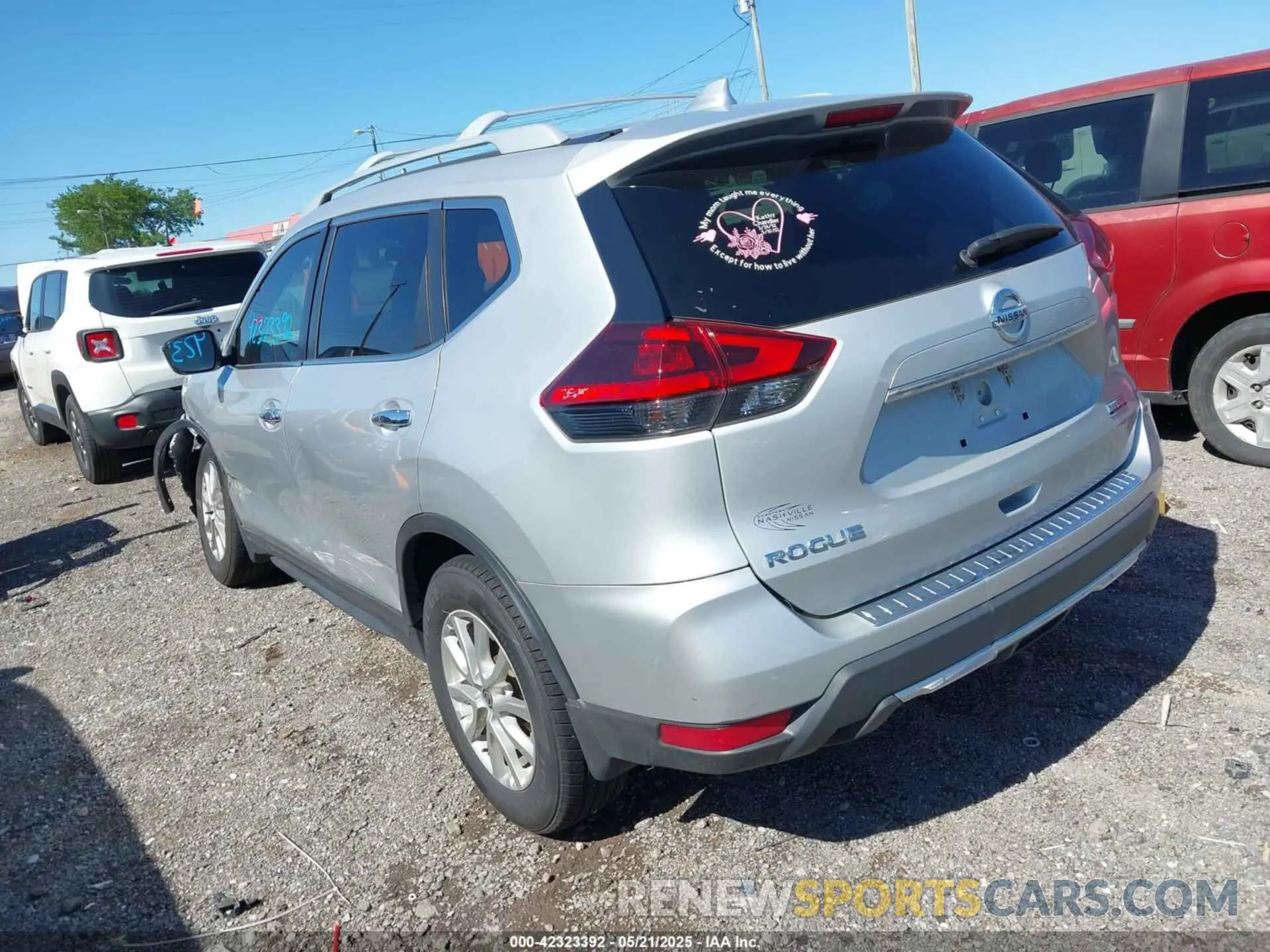 3 Photograph of a damaged car 5N1AT2MTXKC845155 NISSAN ROGUE 2019