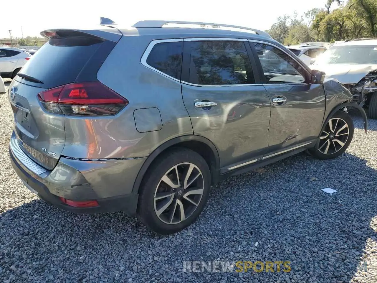 3 Photograph of a damaged car 5N1AT2MV0KC715886 NISSAN ROGUE 2019