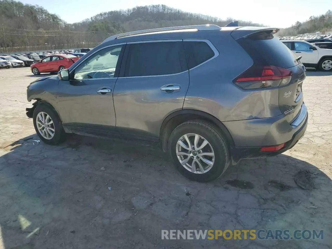 2 Photograph of a damaged car 5N1AT2MV0KC782701 NISSAN ROGUE 2019