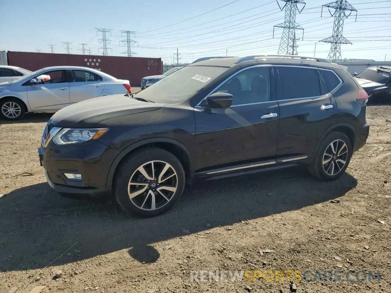 1 Photograph of a damaged car 5N1AT2MV0KC800534 NISSAN ROGUE 2019