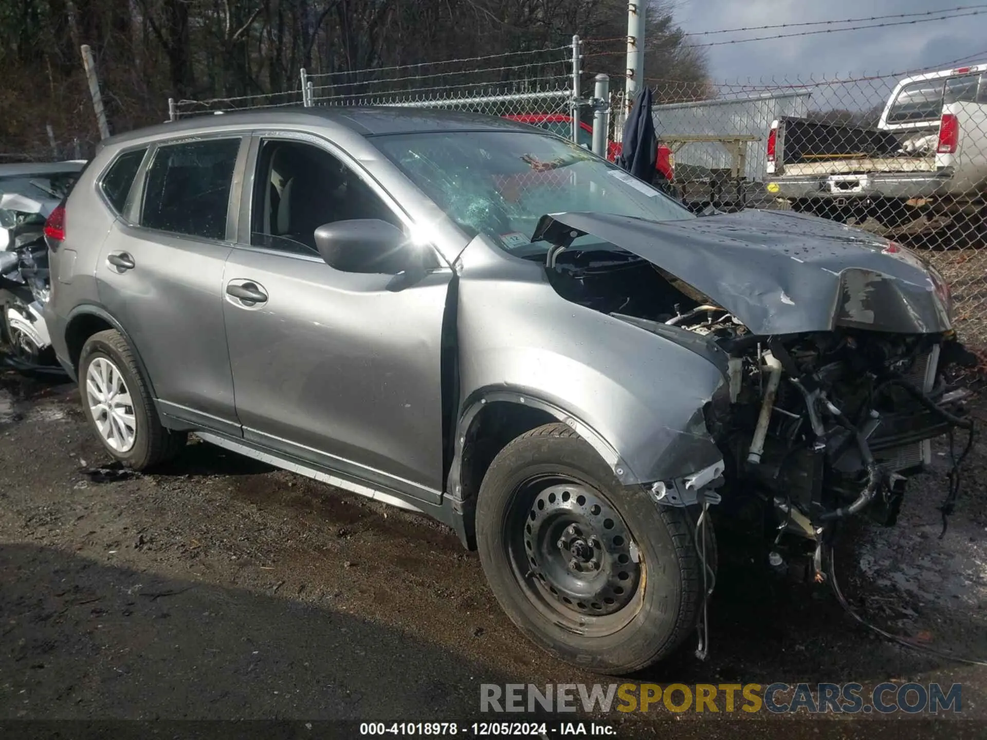1 Photograph of a damaged car 5N1AT2MV0KC843710 NISSAN ROGUE 2019
