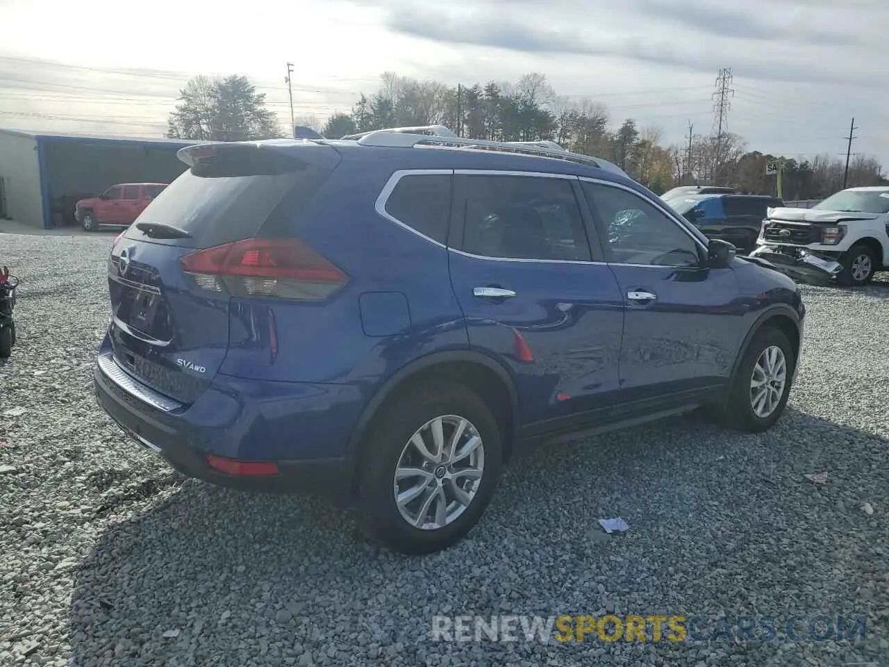 3 Photograph of a damaged car 5N1AT2MV0KC844310 NISSAN ROGUE 2019