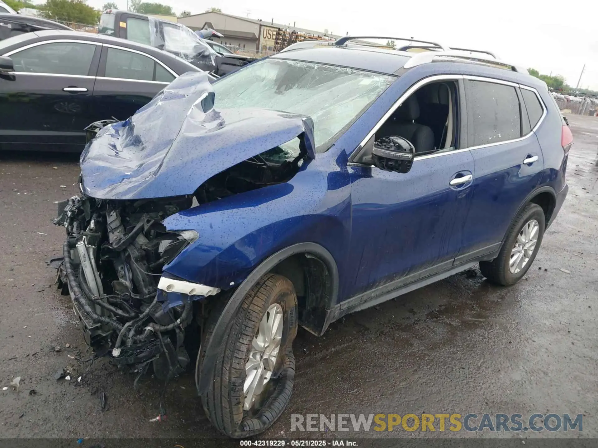 2 Photograph of a damaged car 5N1AT2MV1KC715461 NISSAN ROGUE 2019