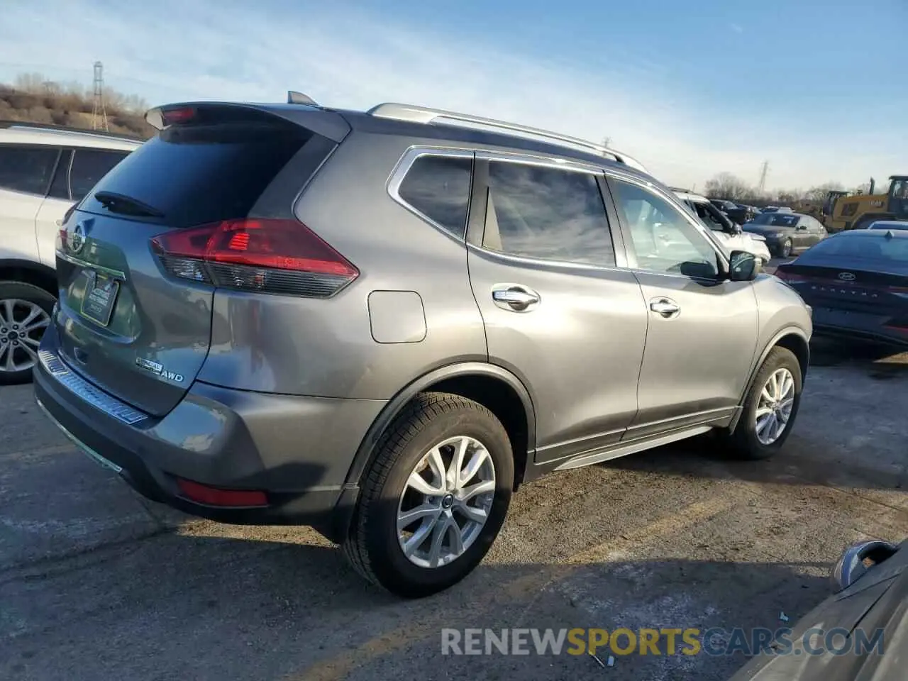 3 Photograph of a damaged car 5N1AT2MV1KC721048 NISSAN ROGUE 2019
