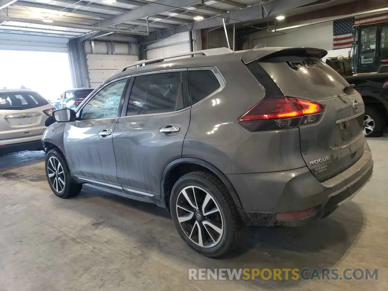 2 Photograph of a damaged car 5N1AT2MV1KC728551 NISSAN ROGUE 2019