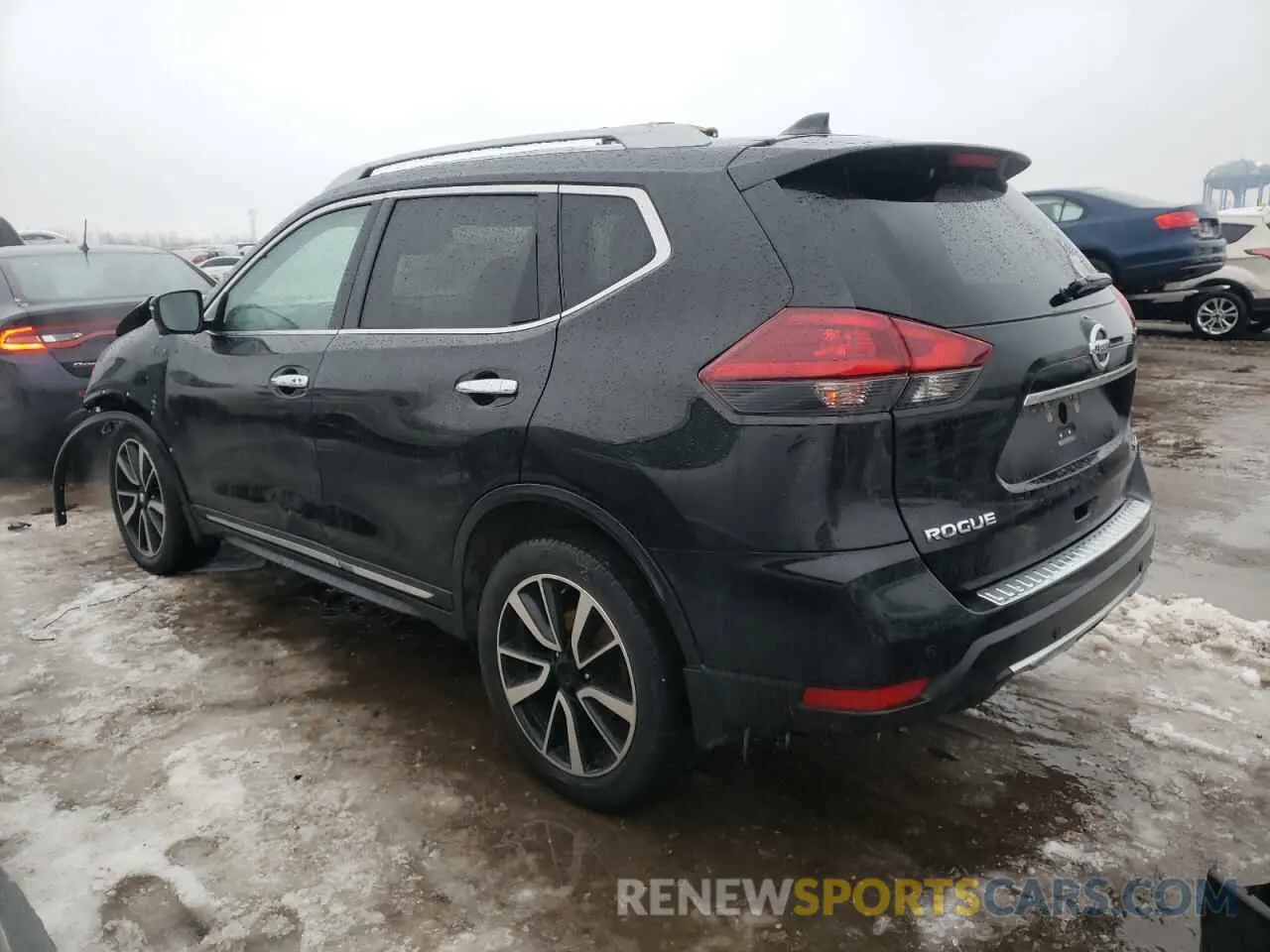 2 Photograph of a damaged car 5N1AT2MV1KC731420 NISSAN ROGUE 2019