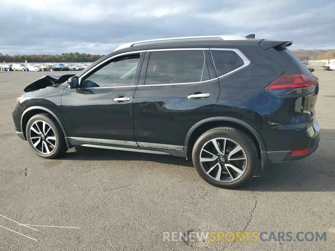 2 Photograph of a damaged car 5N1AT2MV1KC746354 NISSAN ROGUE 2019