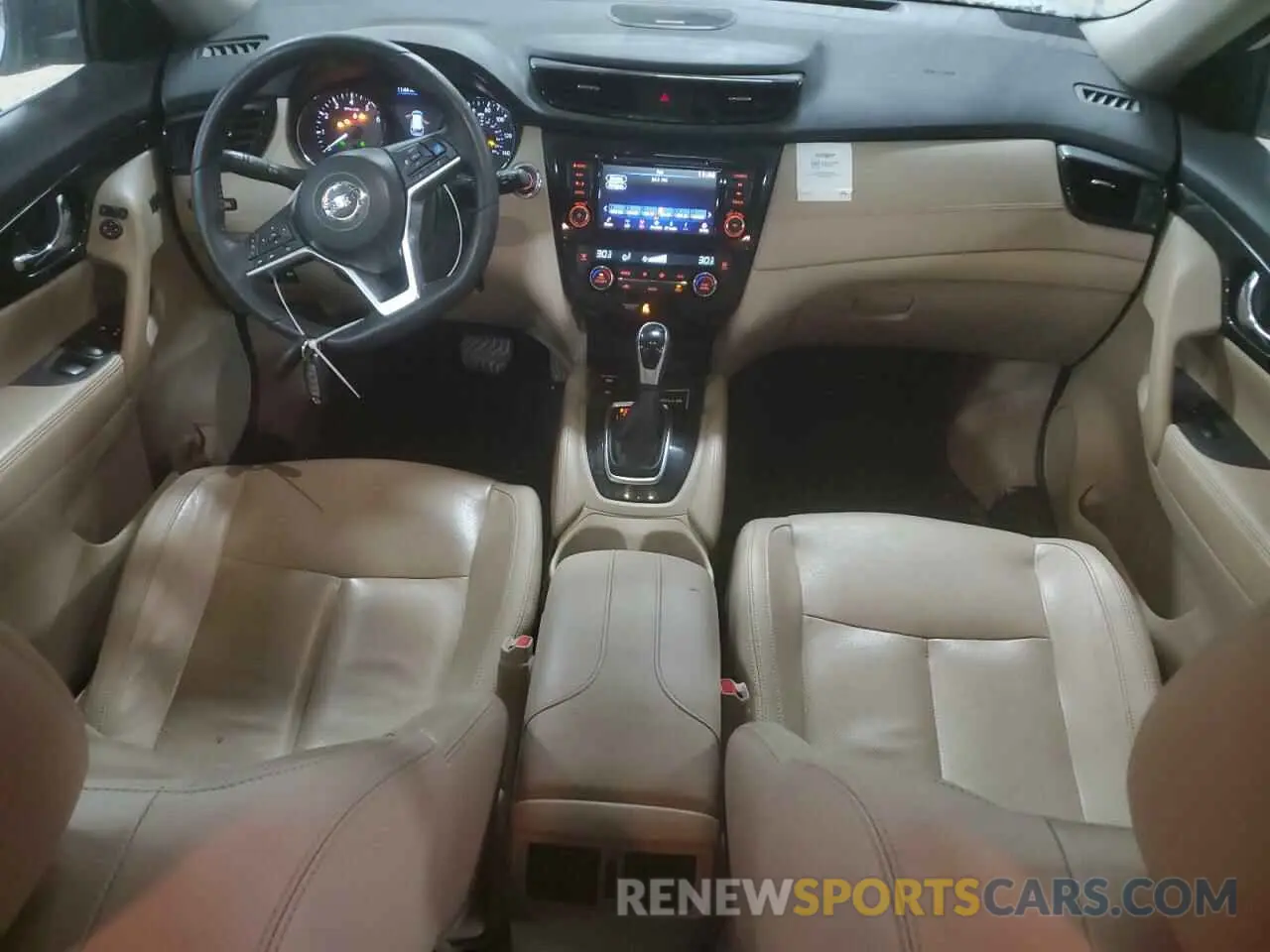 8 Photograph of a damaged car 5N1AT2MV1KC751764 NISSAN ROGUE 2019