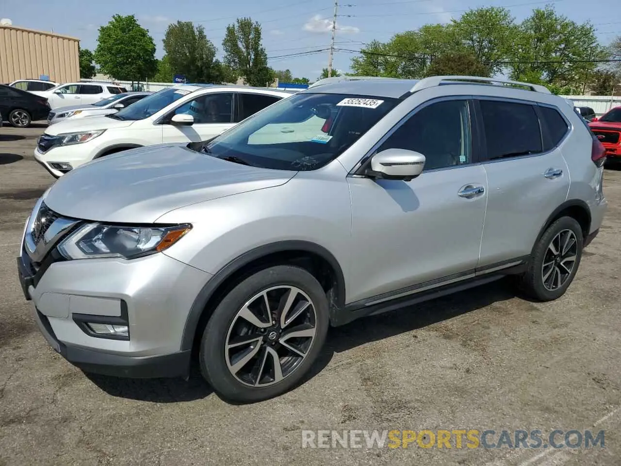 1 Photograph of a damaged car 5N1AT2MV1KC756446 NISSAN ROGUE 2019