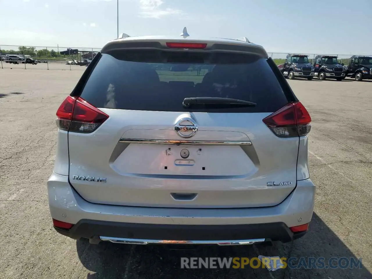 6 Photograph of a damaged car 5N1AT2MV1KC756446 NISSAN ROGUE 2019