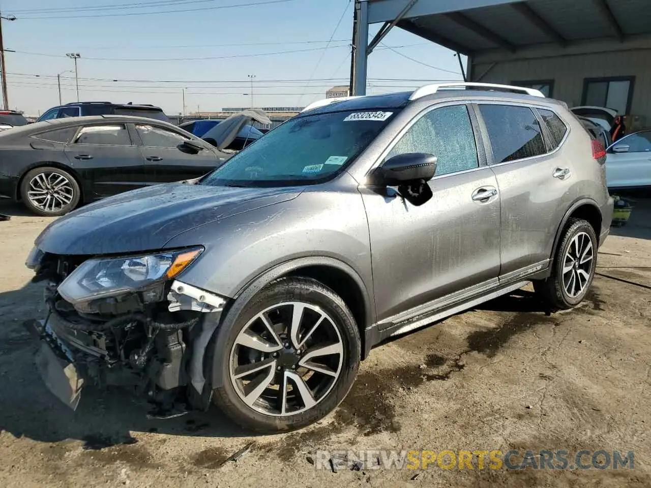 1 Photograph of a damaged car 5N1AT2MV1KC773537 NISSAN ROGUE 2019