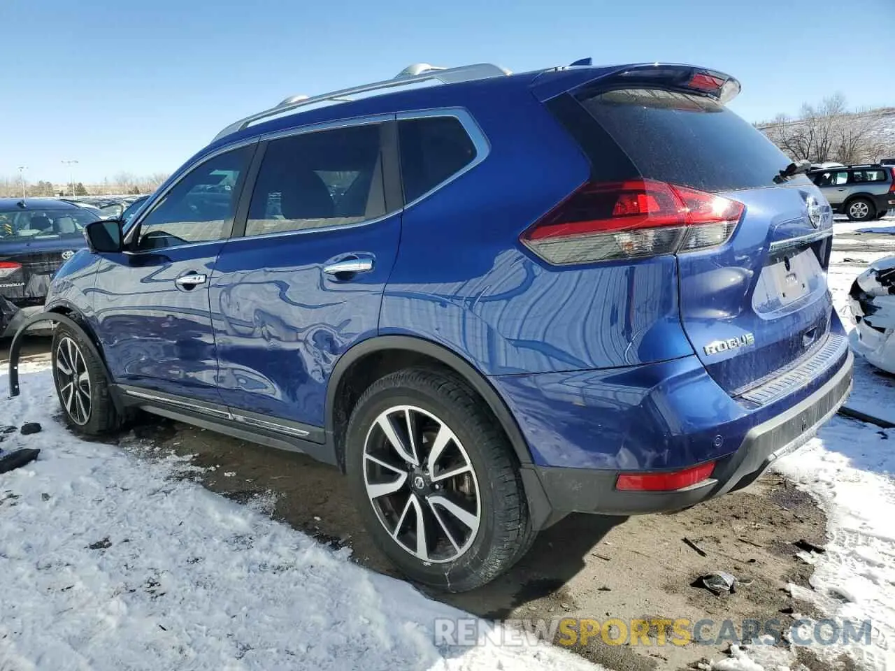 2 Photograph of a damaged car 5N1AT2MV1KC785493 NISSAN ROGUE 2019