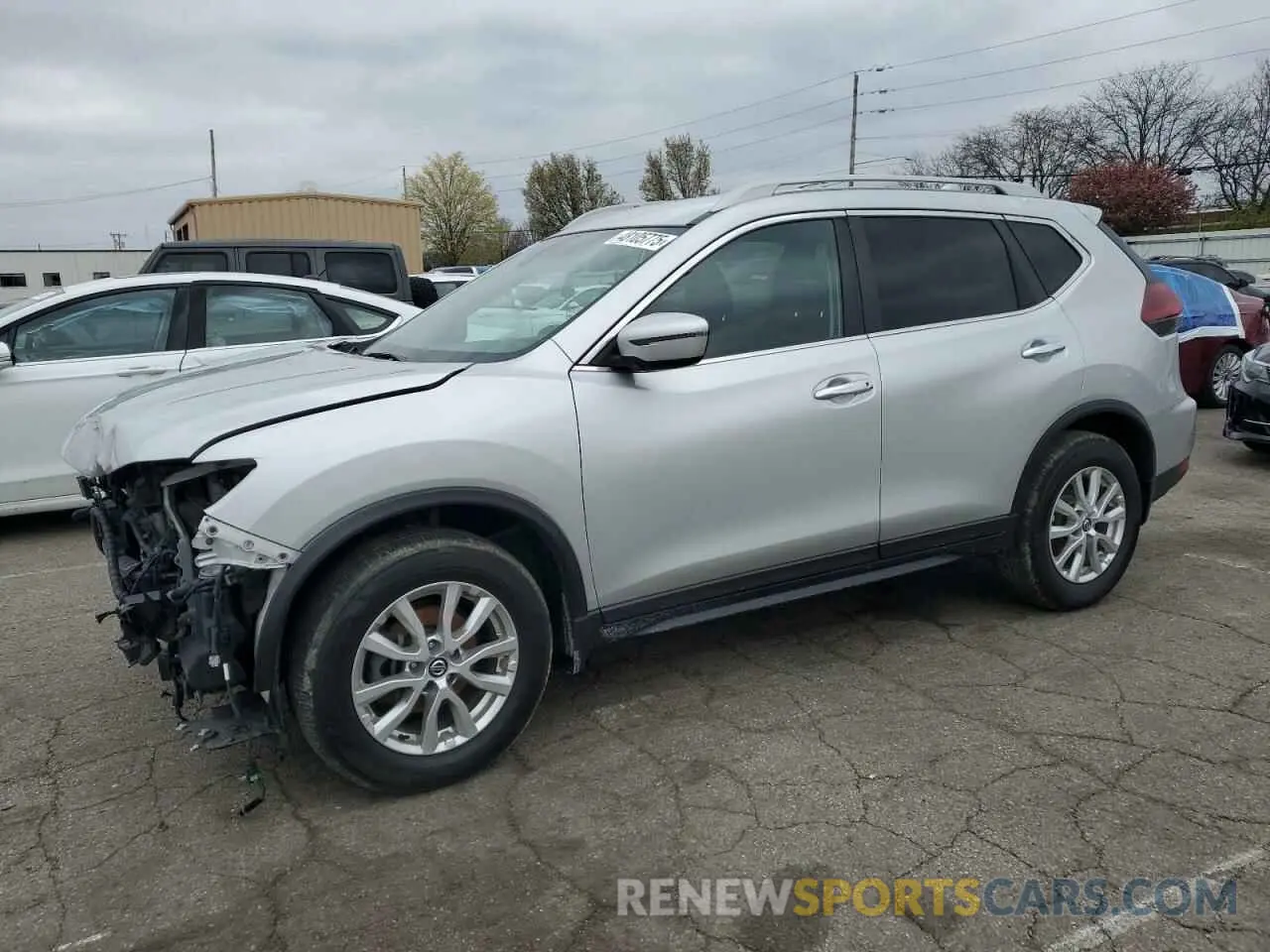 1 Photograph of a damaged car 5N1AT2MV1KC813017 NISSAN ROGUE 2019