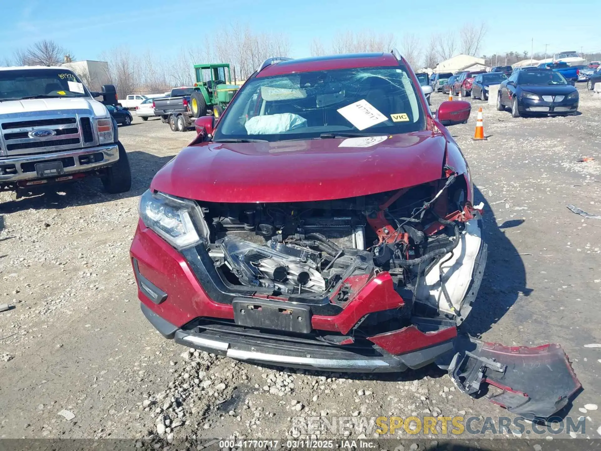 12 Photograph of a damaged car 5N1AT2MV2KC707756 NISSAN ROGUE 2019