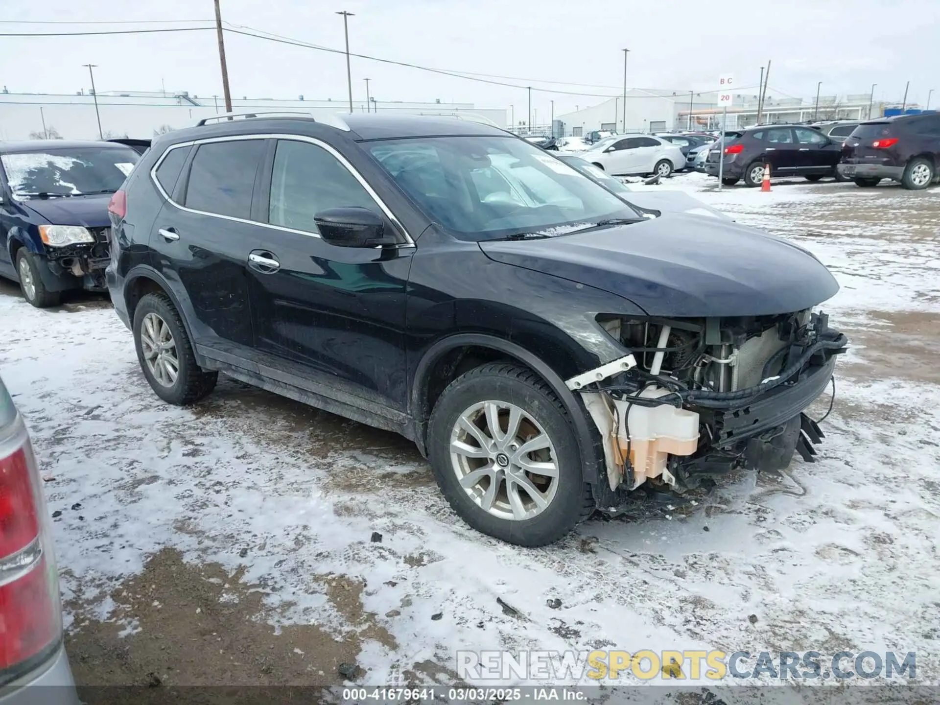 1 Photograph of a damaged car 5N1AT2MV2KC729210 NISSAN ROGUE 2019