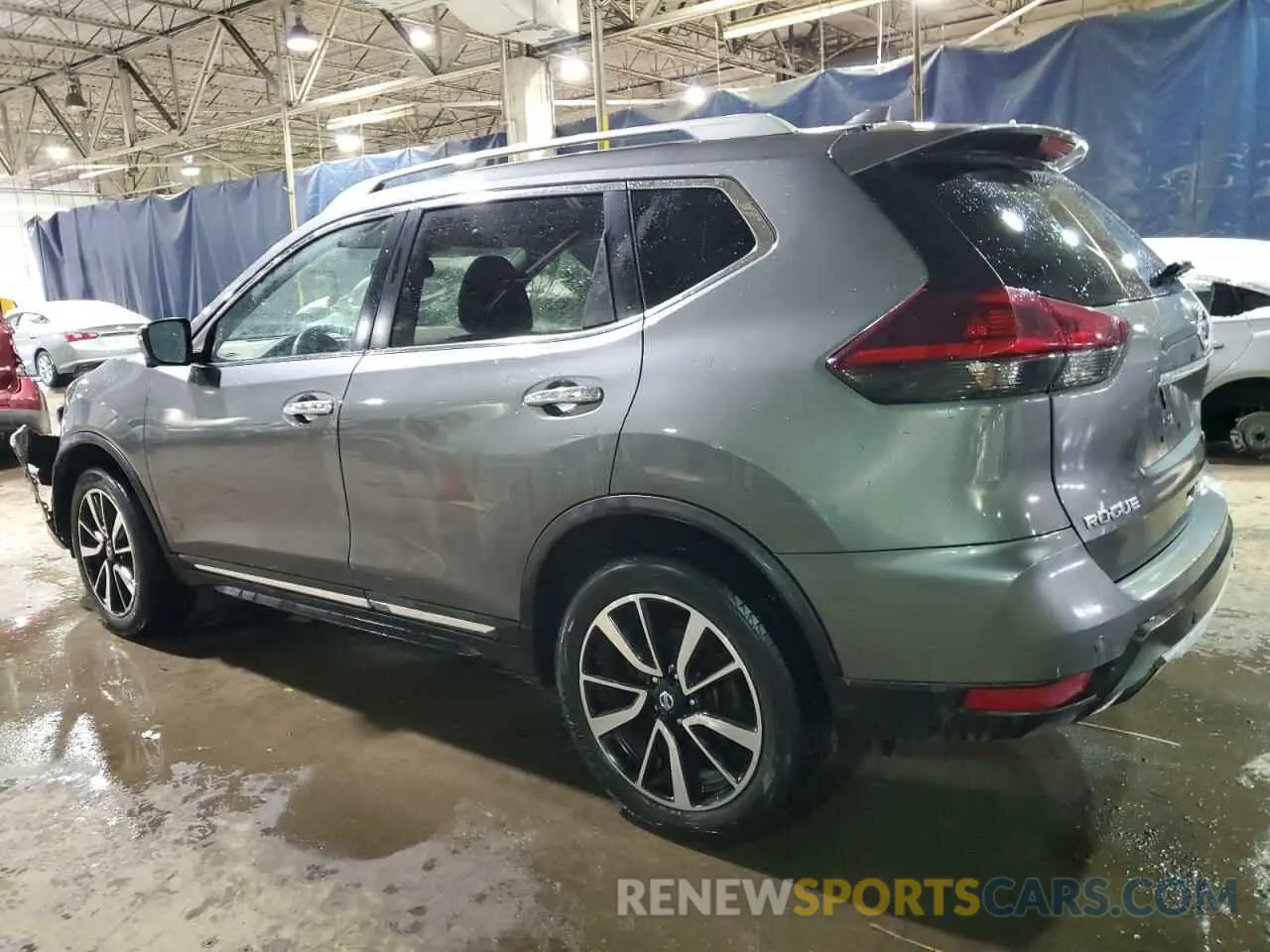 2 Photograph of a damaged car 5N1AT2MV2KC743284 NISSAN ROGUE 2019
