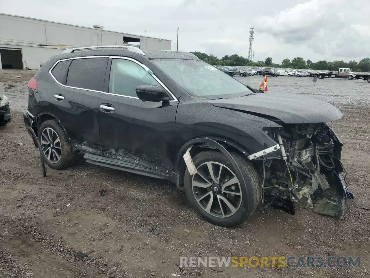 4 Photograph of a damaged car 5N1AT2MV2KC779850 NISSAN ROGUE 2019