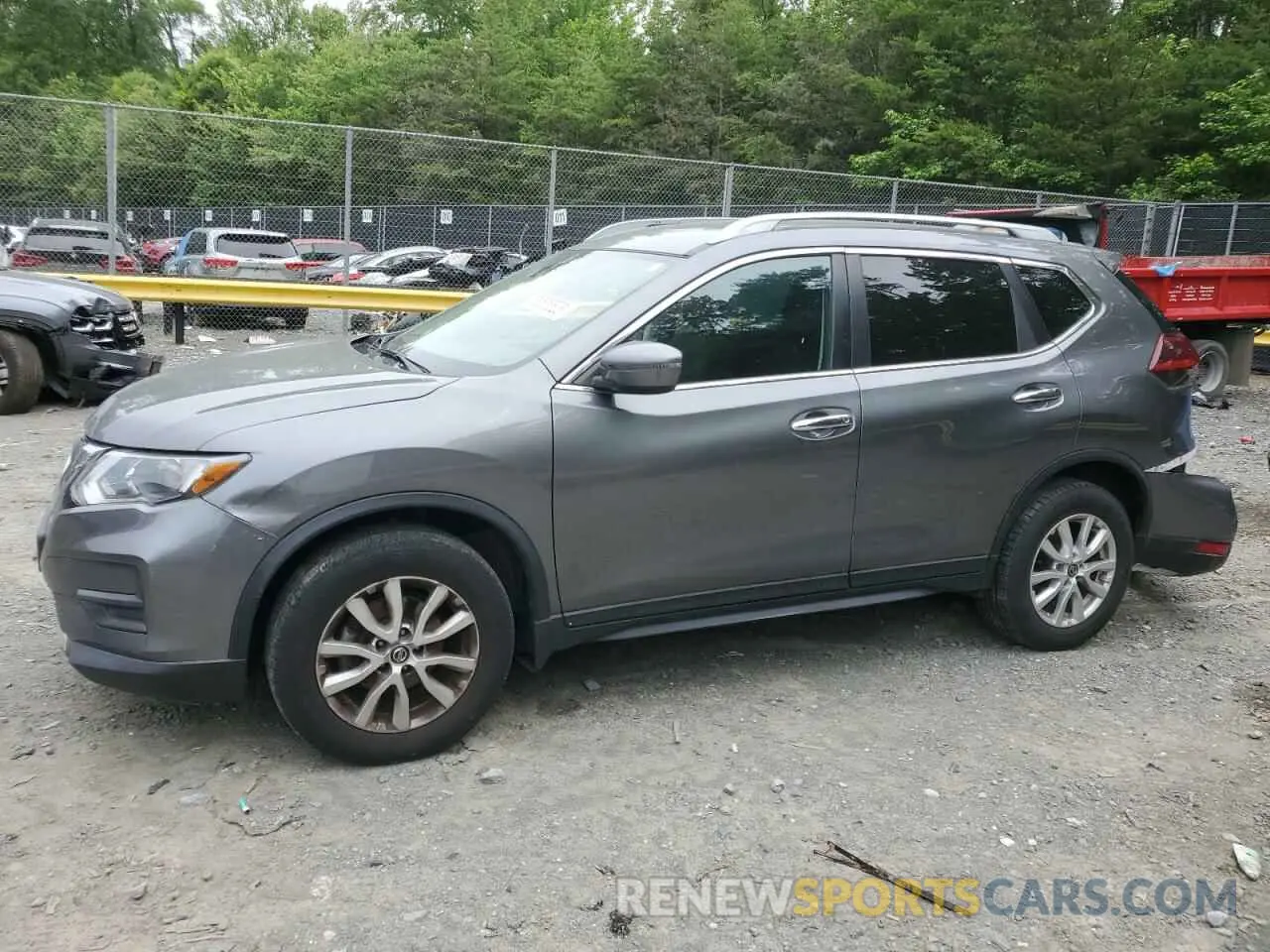 1 Photograph of a damaged car 5N1AT2MV2KC782800 NISSAN ROGUE 2019