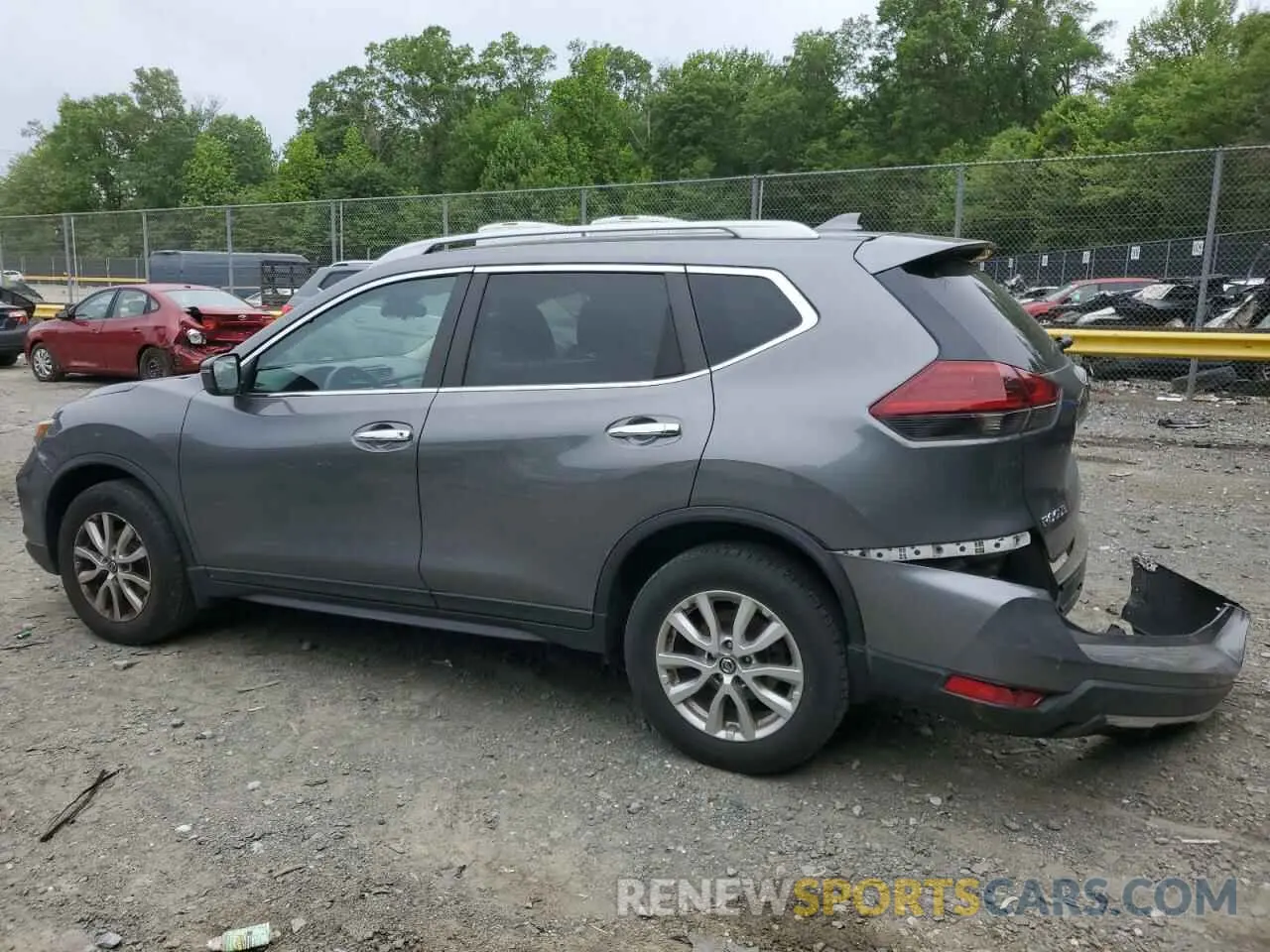 2 Photograph of a damaged car 5N1AT2MV2KC782800 NISSAN ROGUE 2019