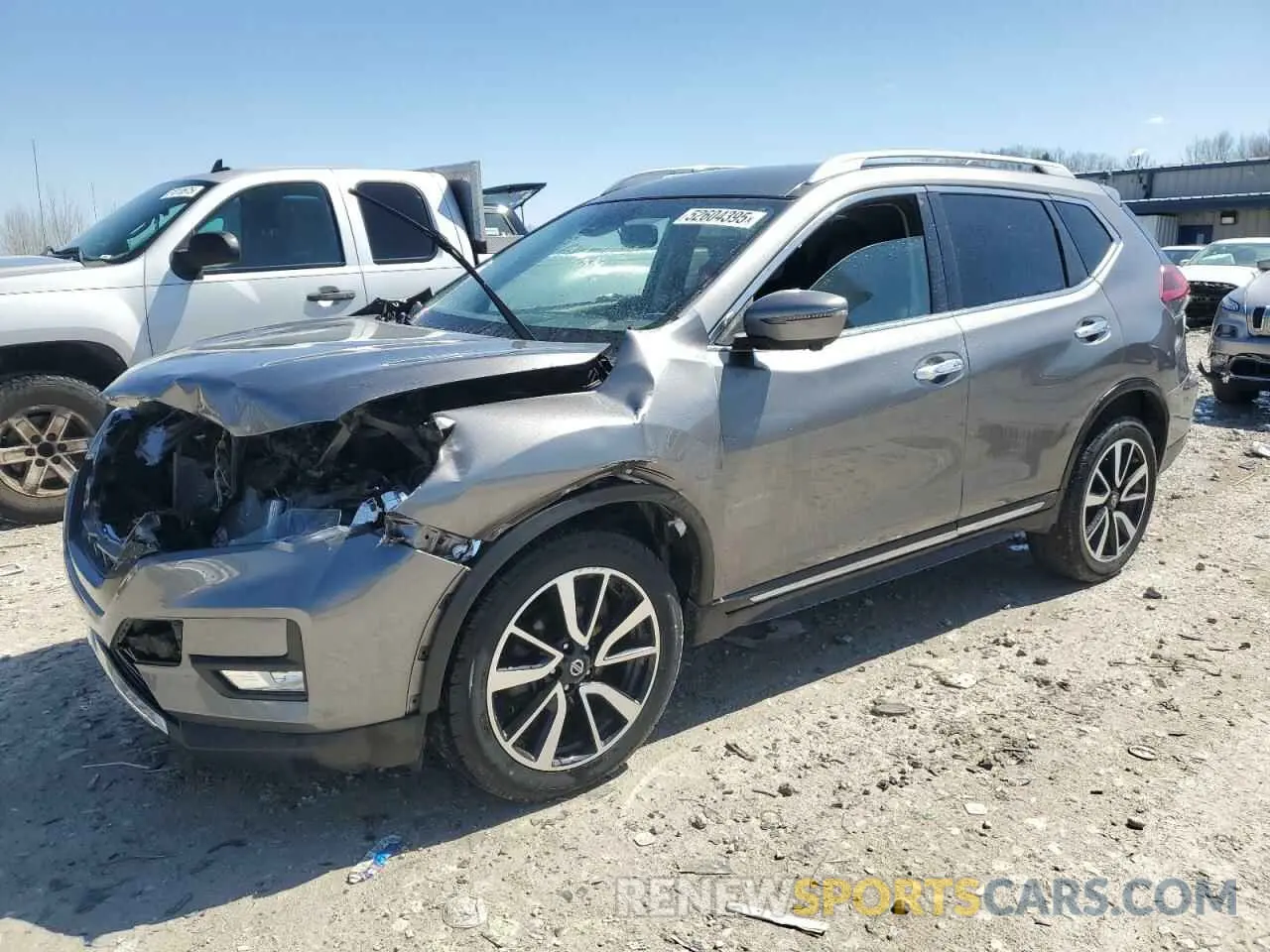 1 Photograph of a damaged car 5N1AT2MV2KC783641 NISSAN ROGUE 2019