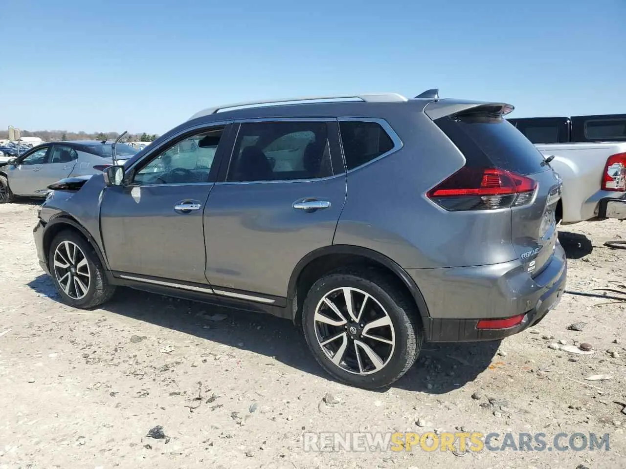 2 Photograph of a damaged car 5N1AT2MV2KC783641 NISSAN ROGUE 2019